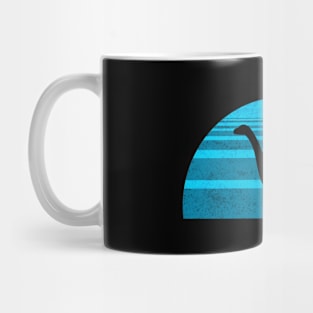 Dino Sunset (cyan) Mug